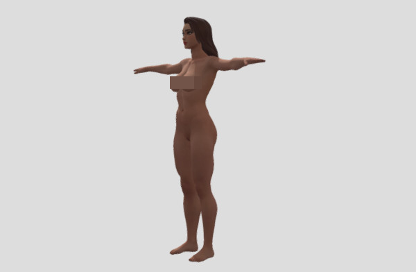 堡垒之夜-女性裸体基础模型下载插图2