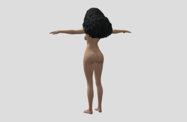 母亲戈蒂尔裸体人物模型插图2