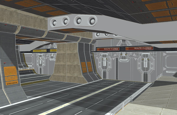 高速公路地下隧道场景室内模型插图4