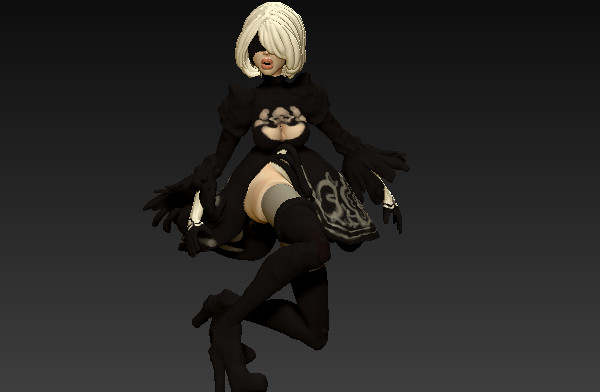 2B VR雕刻zbrush模型插图