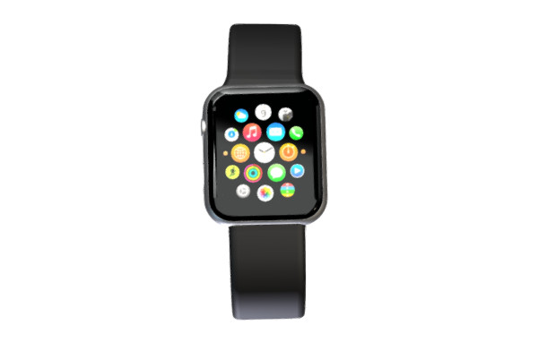 Apple Watch新款苹果手表3d模型插图1