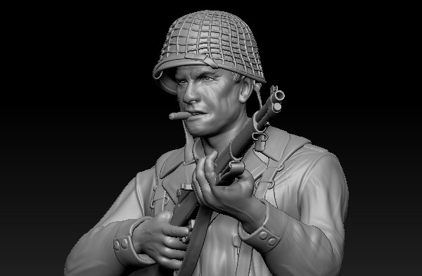 第二次世界大战美国士兵雪茄-3d打印插图3