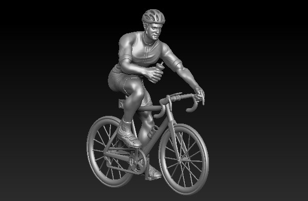 自行车手-3d打印插图1