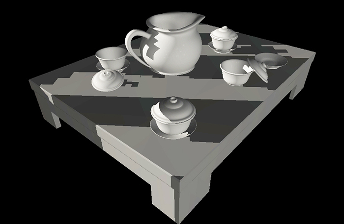 白色的茶壶茶杯maya模型下载插图1