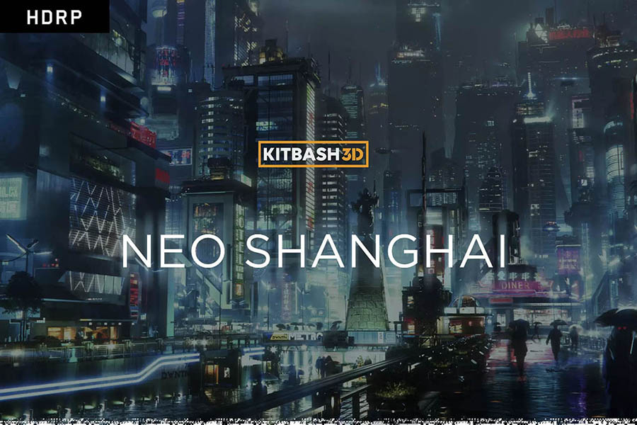 K032新上海城市Kitbash3D-NeoShanghai插图