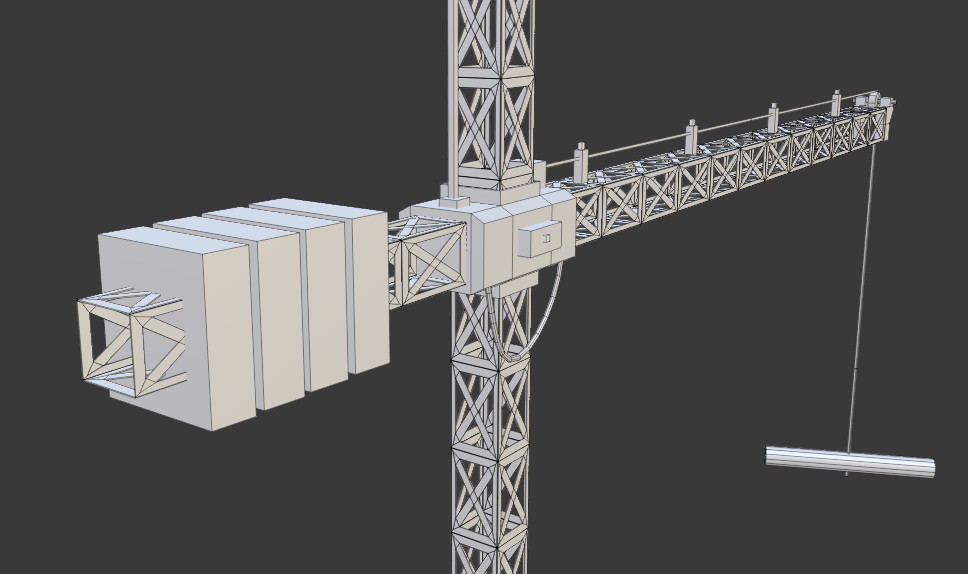 建筑工地场景fbx模型插图1