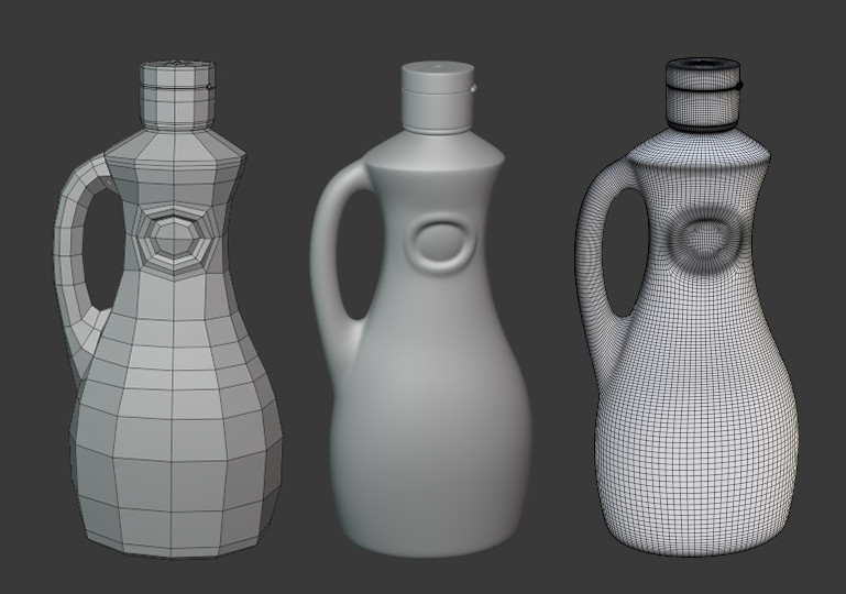 糖浆瓶syrup_bottle_fbx模型下载插图