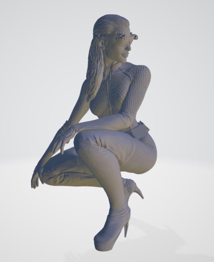 猫女 安妮·海瑟薇 手办 3D打印插图1