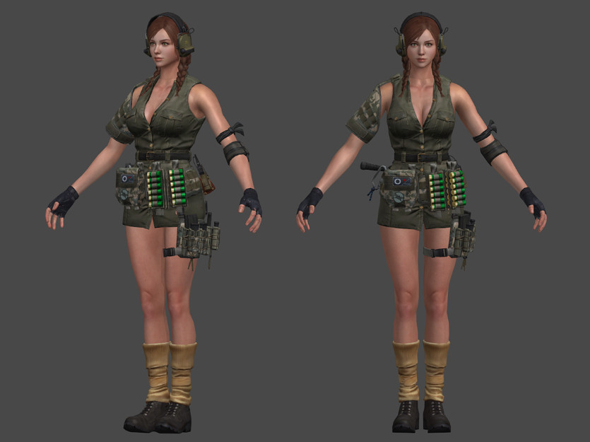 Counter-Strike-Online反恐精英女战士性感女警3d游戏模型下载插图