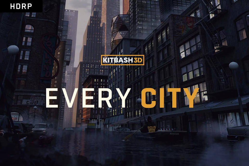 K005摩天大楼建筑物城市街道楼房3D模型Kitbash3d – Every City插图4