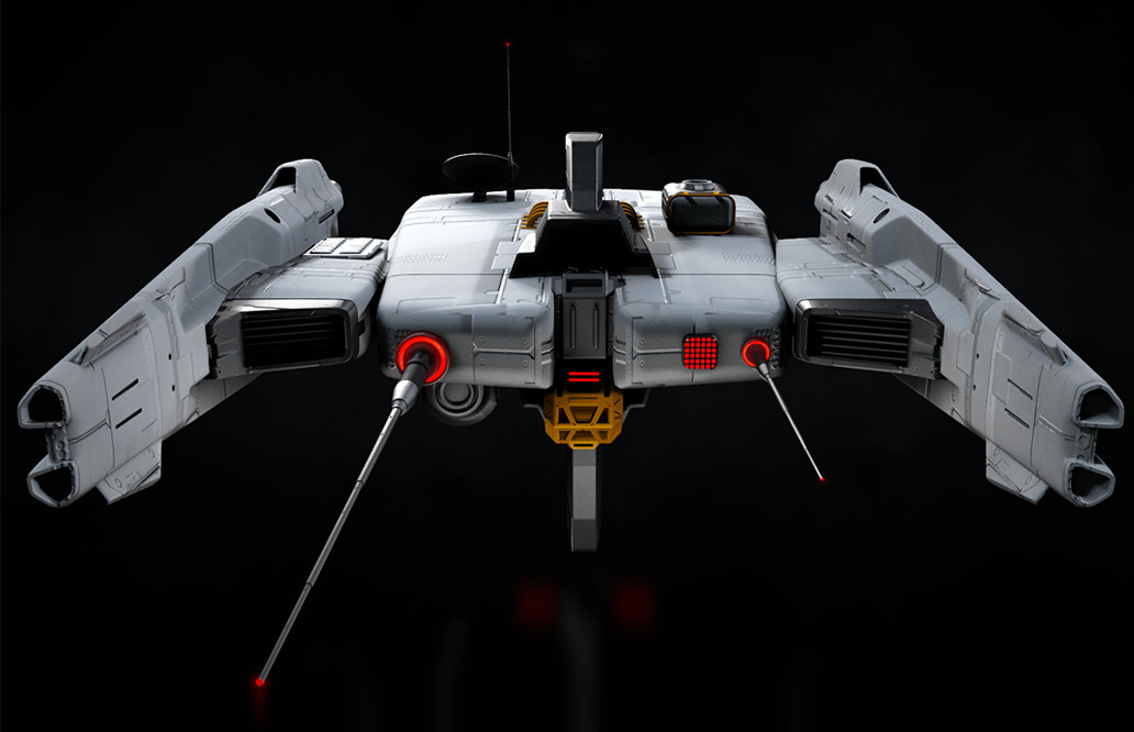 K041交通工具：宇宙飞船3d模型Kitbash3D-Vehicles：Spaceships插图5