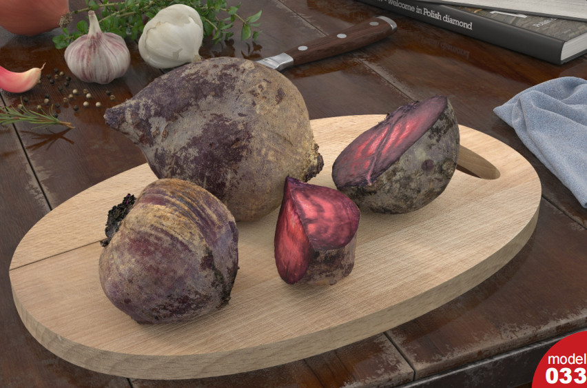 紫薯 地瓜 红薯3dmax模型插图