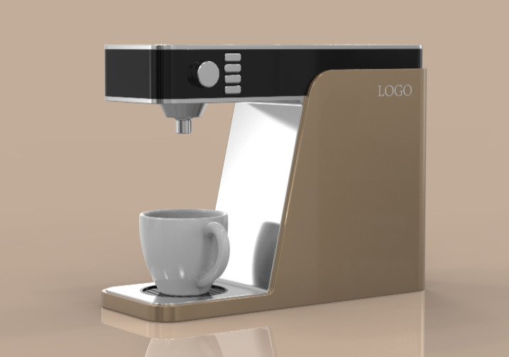 咖啡机c4d模型下载插图
