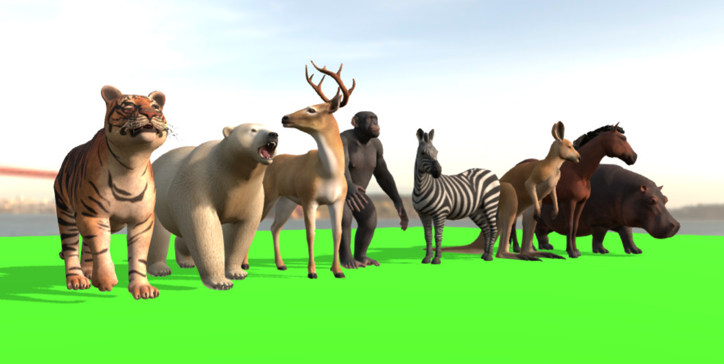 一批动物模型合集fbx格式文件插图