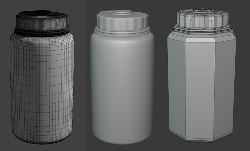 plastic_water_bottle塑料水瓶fbx模型下载插图