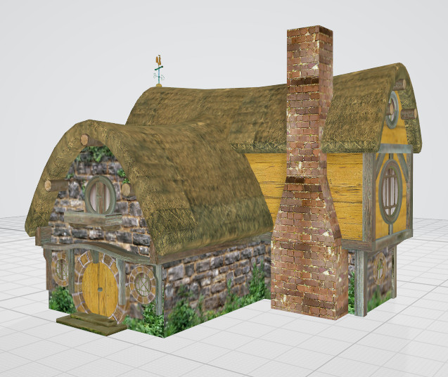 中世纪古代村庄房子3dmax模型下载插图2