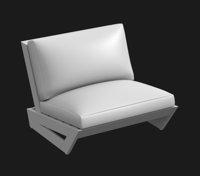 护手椅3d模型插图