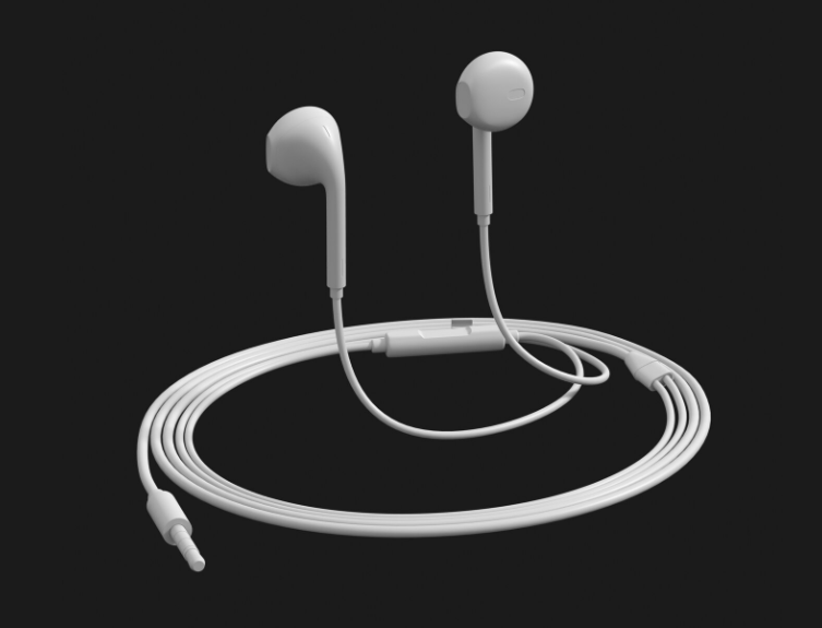 耳机线3d模型2插图