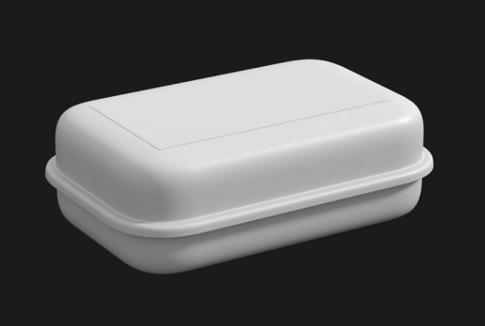 食品容器包装盒3d样机模型插图