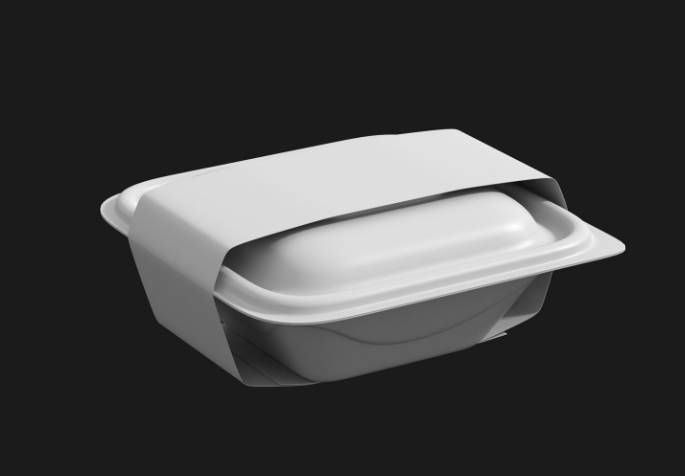 食品容器 包装盒3d模型插图