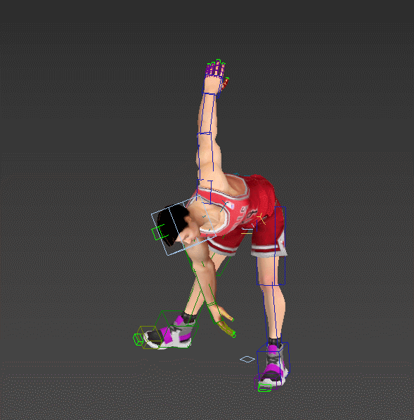 写实篮球运动员 带骨骼绑定和动作插图19