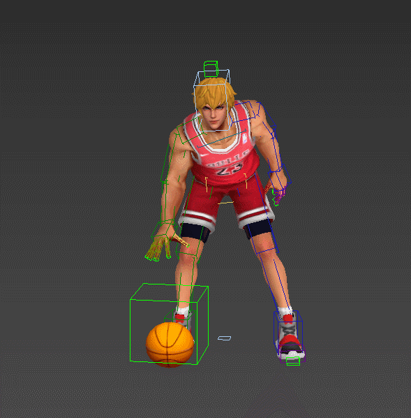 写实篮球运动员 带骨骼绑定和动作插图20